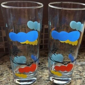 Pair of Iti Janz Ritzenhoff vtg glasses German glass Excellent condition